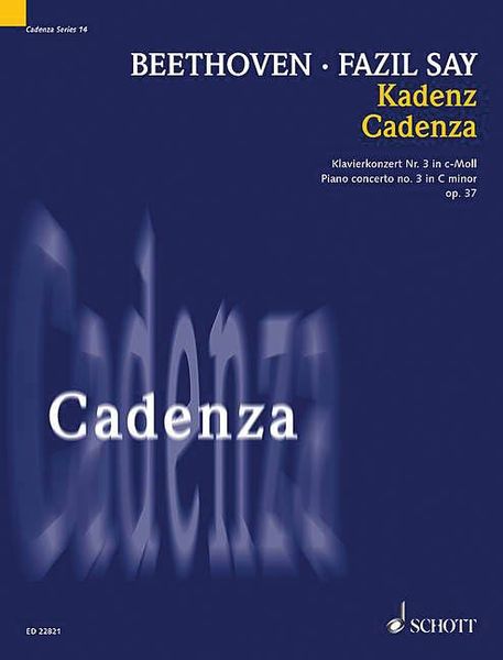 Kadenz - Klavierkonzert Nr. 3 In C-Moll, Op. 37 von Ludwig Van Beethoven (2001).
