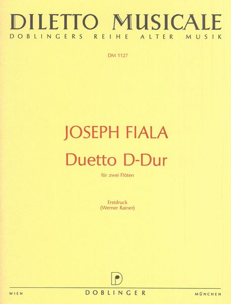 Duetto D-Dur : Für Zwei Flöten.