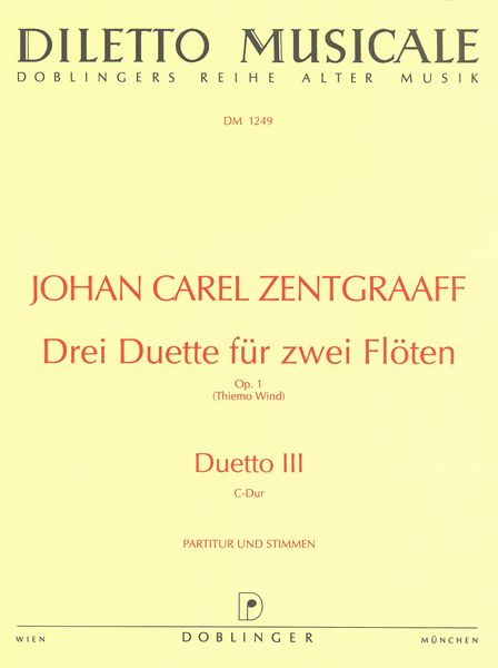 Drei Duette Für Zwei Flöten, Op. 1 Duetto III.