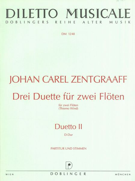Drei Duette Für Zwei Flöten, Op. 1 Duetto II.