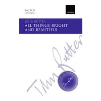 All Things Bright and Beautiful : For SATB and Piano Or Small Orchestra.