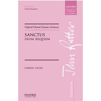 Sanctus : For SATB, Organ and Second Organ Or Piano Or Harp / Ed. John Rutter.
