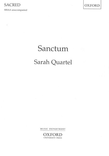 Sanctum : For Sssaa A Cappella.