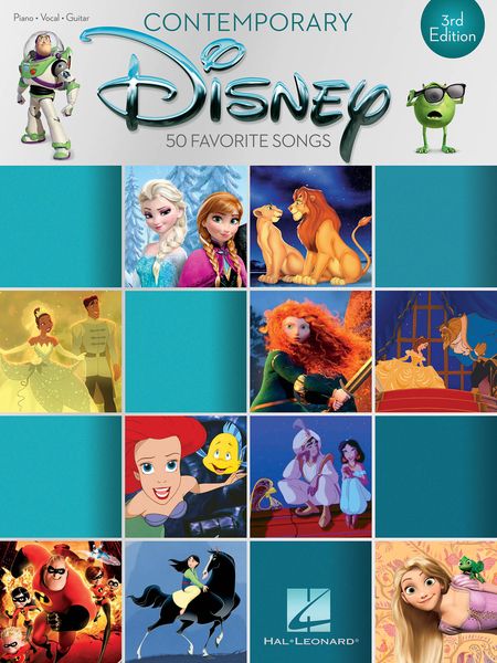 Contemporary Disney : 50 Favorite Songs - Third Edition.