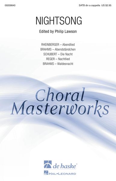 Nightsong - Collection : For SATB Divisi / Ed. Philip Lawson.