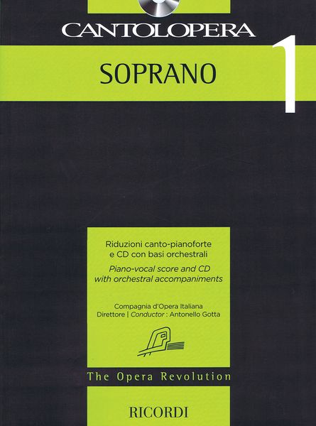 Soprano 1 : Piano-Vocal Score and CD With Orchestral Accompaniments.