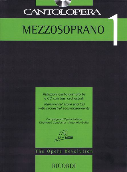 Mezzosoprano 1 : Piano-Vocal Score and CD With Orchestral Accompaniments.