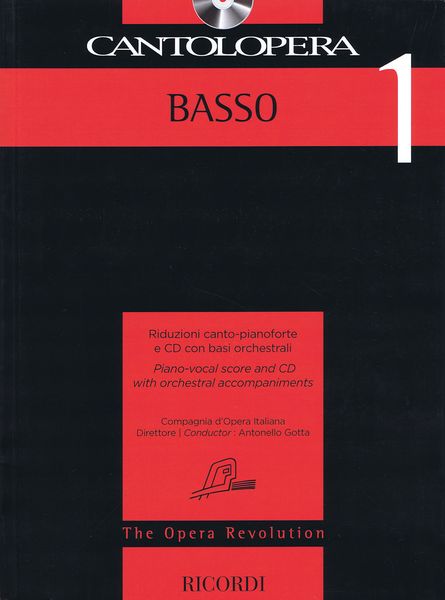 Basso 1 : Piano-Vocal Score and CD With Orchestral Accompaniments.
