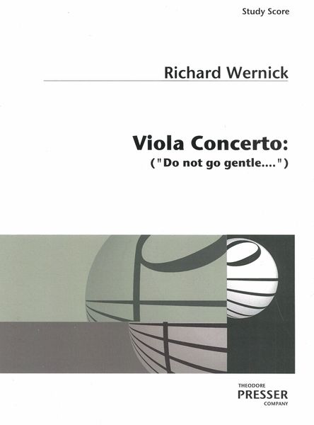Viola Concerto (Do Not Go Gentle) (1986).