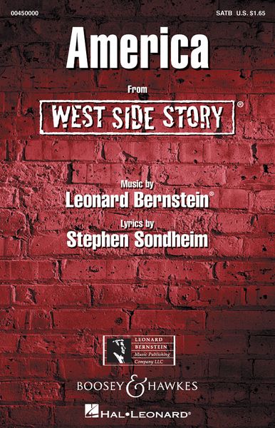 America, From West Side Story : For SATB / arr. William Stickles.