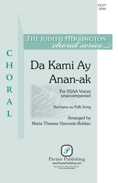 Da Kami Ay Annan-AK : For SSAA A Cappella / arr. Maria Theresa Vizconde-Roldan.