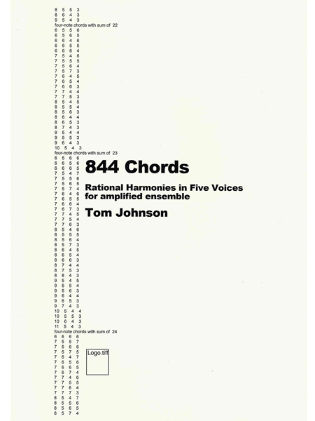 844 Chords : For Solo I, Solo 2, Keyboard, Guitar, Bass.