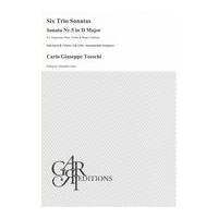 Six Trio Sonatas - Sonata No. 5 In D Major : For Transverse Flute, Violin and Basso Continuo.