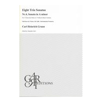 Eight Trio Sonatas No. 4 - Sonata In A Minor : For 2 Transverse Flutes Or Violins & Basso Continuo.
