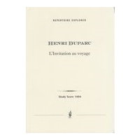 Invitation Au Voyage : Mélodie Pour Soprano Et Orchestre.