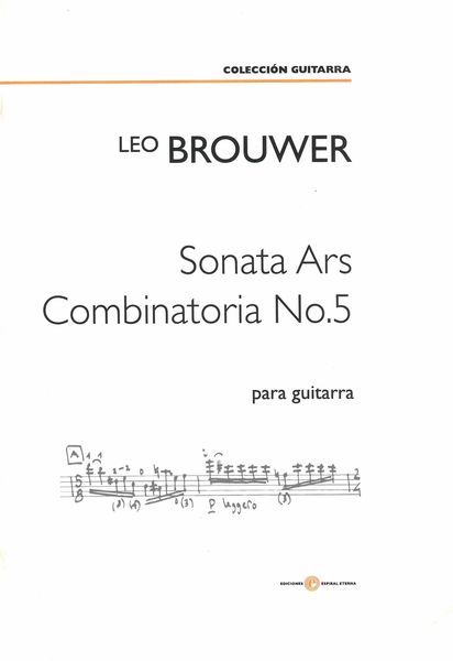 Sonata Ars Combinatoria No. 5 : Para Guitarra (2012-13).