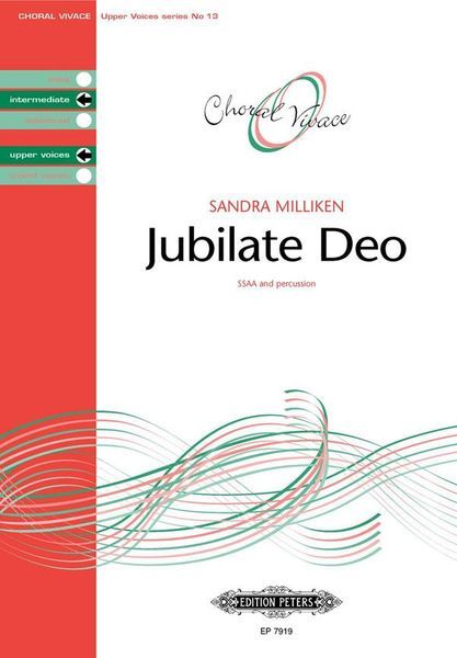 Jubilate Deo : For SSAA and Percussion.