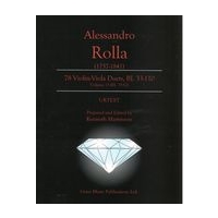 78 Violin-Viola Duets, Bi. 33-110 : Vol. 13 (Bi. 79-82) / edited by Kenneth Martinson.