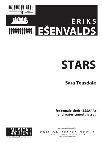 Stars : For SSSAAA and Water-Tuned Glasses / Text by Sara Teasdale.