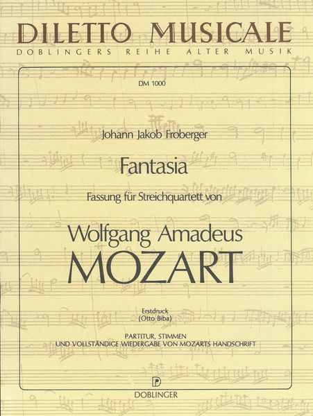 Fantasia In C-Dur : For String Quartet / arranged by W.A. Mozart..