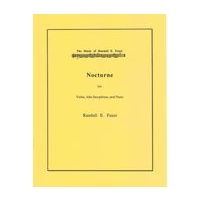 Nocturne : For Alto Saxophone, Violin and Piano (1992).