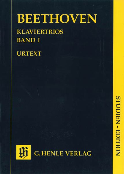 Piano Trios, Vol. 1 / Urtext Edition by Guenter Raphael.