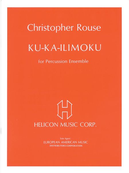 Ku Ka Ilimoku : For 4 Percussionists.