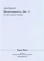 Divertimento, Op. 1 : For Violin, Clarinet and Trombone (1950).