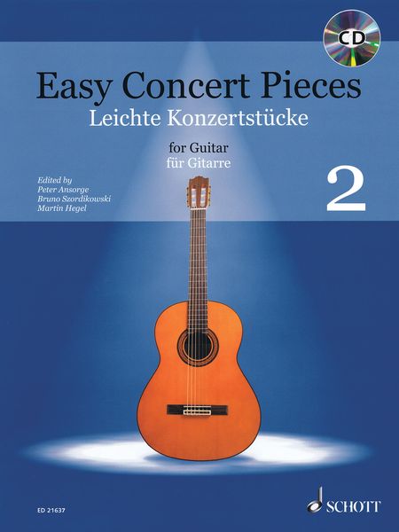Easy Concert Pieces 2 : For Guitar / edited by Peter Ansorge, Bruno Szordikowski and Martin Hegel.