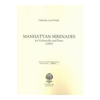 Manhattan Serenades : For Violoncello and Piano (1995).