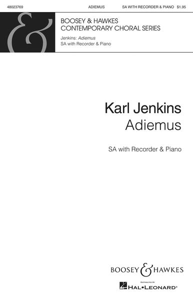 Adiemus, From Songs of Sanctuary : For SA With Recorder and Piano.