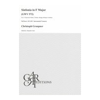 Sinfonia In F Major, GWV 572 : For 2 Transverse Flutes, 2 Horns, Strings and Basso Continuo.