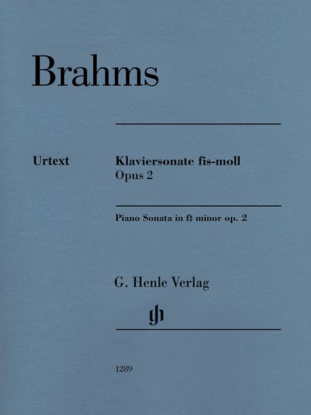Klaviersonate Fis-Moll, Op. 2 / edited by Katrin Eich.