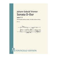 Sonata D-Dur, Op. 1/3 : Für Violoncello und Basso Continuo / edited by Holger Best.