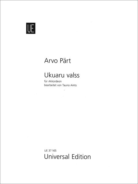 Ukuaru Valss : For Accordion / arranged by Tauno Aints.