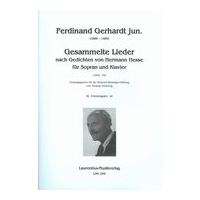 Gesammelte Lieder Nach Gedichten von Hermann Hesse : Für Sopran und Klavier.