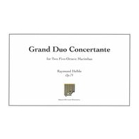 Grand Duo Concertante, Op. 75 : For Two Five-Octave Marimbas.
