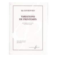 Variations De Printemps : Pour Clarinette Et Piano.
