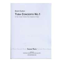 Tuba Concerto No. 1 : For Tuba, Trumpet, Trombone, Piano, Vibraphone and Timpani (1968).