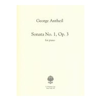 Sonata No. 1, Op. 3 : For Piano (1919).