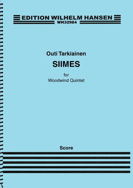Siimes : For Woodwind Quintet (2017).
