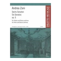 Sechs Sonaten, Op. 6 : Für Violine und Basso Continuo / Ed. Brian W. Pritchard and Jill Ward.