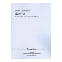 Quartet : For Flute, Viola, Cello, Harpsichord and Tape (1974).