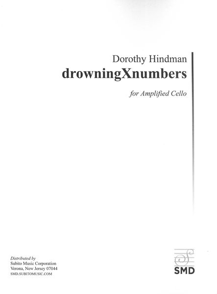 Drowningxnumbers : For Amplified Cello (1994).