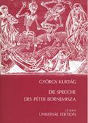 Concerto Für Soprano und Klavier, Op. 7 : The Sayings Of Peter Bornemisza.