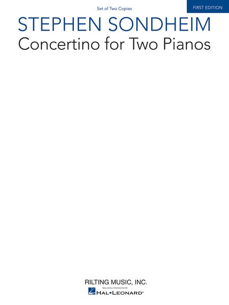 Concertino : For Two Pianos.