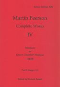 Complete Works, Vol. IV : Mottects Or Grave Chamber Musique (1630) / Ed. Richard Rastall.
