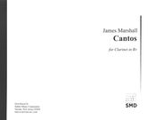 Cantos (I-IX) : For Clarinet/Bass Clarinet (1977, Rev. 2017).