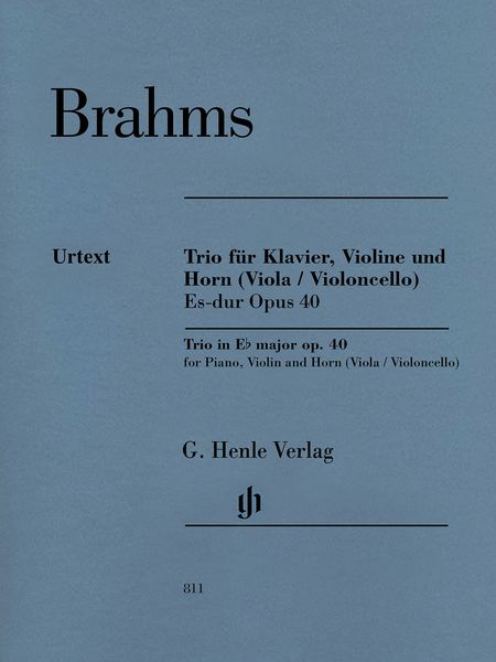 Trio Es-Dur, Op. 40 : Für Klavier, Violine und Horn (Viola/Violoncello).