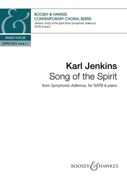 Song of The Spirit, From Symphonic Adiemus : For SATB and Piano.